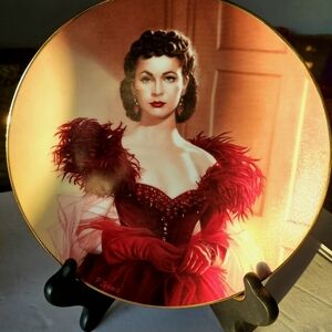 GONE WITH THE WIND "SCARLETT O'HARA" PRIDE AND PASSION" COLLECTABLE PLATE